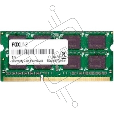 Оперативная память Foxline, DDR4, 8GB (1x8 GB), 3200 MHz, CL22, SO-DIMM