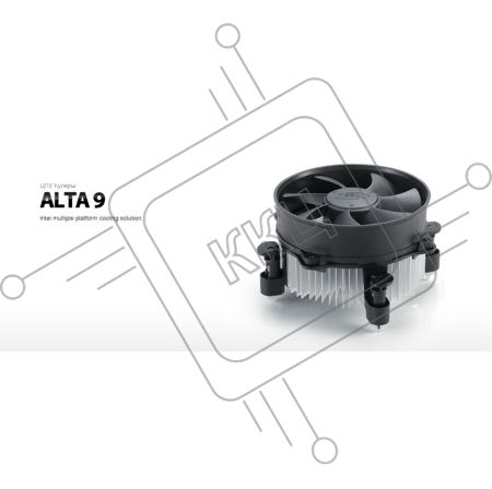 Кулер Deepcool ALTA 9 {Soc-1150/1155/1156/775, 3pin, 25dB, Al, 65W, 208g, push-pin}