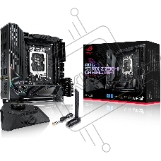 Материнская плата ASUS ROG STRIX Z790-I GAMING WIFI, LGA 1700, Intel Z790, 2xDDR5, 2xSATA, 2xM.2, 1xPCIe 5.0 x16, 1xHDMI, 2xUSB Type-C, 1x 2.5Gb LAN, 1xUSB-A 3.2 Gen 2, 3xUSB-A 3.2 Gen 1, 3xUSB-A 2.0, 2x3.5 мм, 7.1, Mini-ITX