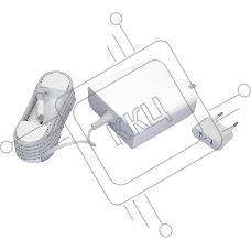 Блок питания (сетевой адаптер) для ноутбуков Xiaomi 65W USB-C (Type-C)