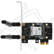 Сетевой адаптер ASUS PCE-BE6500 WiFi 7 Bluetooth 5.4 2882+2882+688Mbps 6GHz/5GHz/2.4GHz 