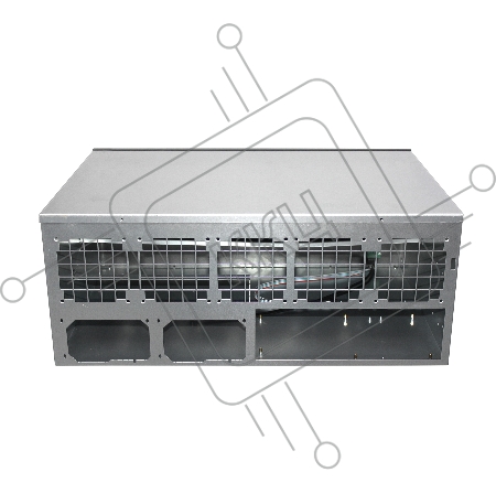 Корпус для майнинга Exegate EX270772RUS Pro 13-430 <без БП, 2*USB, 5*fan 120мм, места под: 13 видеокарт, 2 БП>