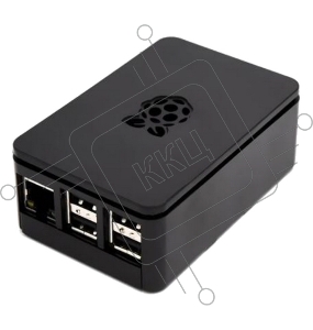 Корпус RA179 black для микрокомпьютера Raspberry Pi 3 ACD Black ABS Plastic case with Logo for Raspberry Pi 3