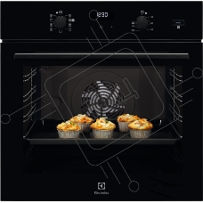 Встраиваемый духовой шкаф Electrolux EOD5C71Z с паром, 60 см, каталитическая очистка, 72 л, 9 режимов, черный цвет