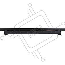 Трековый однофазный светильник Ambrella light GL6745 BK черный IP20 40W 4200K 590*35*57