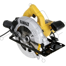 Пила циркулярная DeWALT DWE560K  1350Вт 5500об/мин 184x16мм макс.пропил 65мм в кейсе