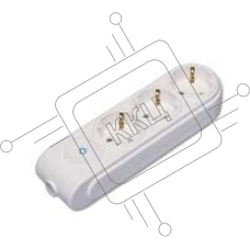 Колодка удлинителя 3-м с заземл. защ. шторки с выкл. Makel N3310000