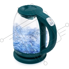 Чайник электрический Kitfort КТ-640-4 1.7л. 2200Вт изумрудный (корпус: пластик/стекло)