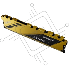 Оперативная память NETAC Shadow, DDR4, 16GB (1x16GB), 3200MHz, CL16, с радиаторами, желтый