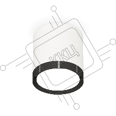 Светильник Ambrella Light XS8141002 SWH/PBK белый песок/черный полированный GX53 (C8141, N8113)
