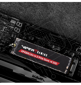 Накопитель SSD Patriot Viper VP4300 Lite 2TB, M.2 2280, VP4300L2TBM28H, PCIe 4x4, NVMe, 7400/6400, heatshield, RET