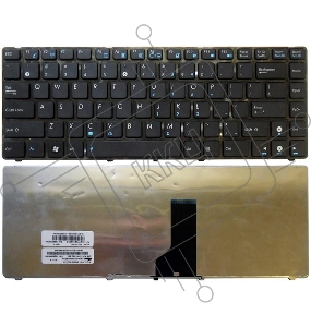 Клавиатура для ноутбука Asus UL30 K42 K43 X42 U41 черная с рамкой