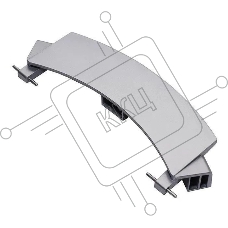 Ручка люка для стиральной машины Bosch 00659273 DHL030BO (серая)