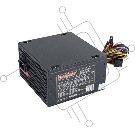 Блок питания 350W Exegate XP350, ATX, black, 12cm fan, 24p+4p, 3*SATA, 2*IDE, FDD