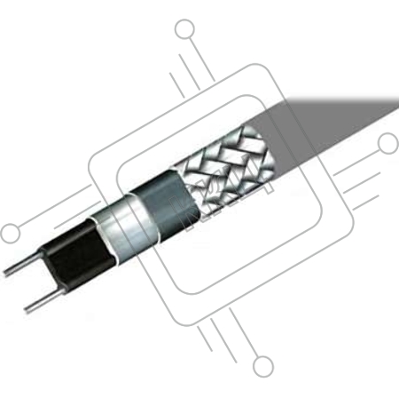 Кабель нагрев. саморег. 24Вт/м с экраном 220В сертификат Ex 16AWG (термопласт) EXTHERM SLL24-2CR