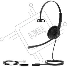 Гарнитура YEALINK YHS34 Lite Mono Моно, Проводная, HD звук, QD, RJ9, шт