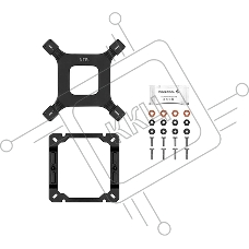 Кулер для процессора DEEPCOOL AG400 BK ARGB черный, 120 мм, алюминий/медь, 2000 об/мин, 31.6 дБ, 4 pin, 220 Вт, 150 мм