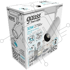 Система трековая Gauss TR072 32Вт 4000K цв.св.:белый нейтральный белый
