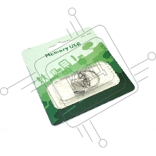 Флешка USB Dr. Memory mini 8Гб, USB 2.0, серебристый