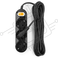Удлинитель Power Cube PC 5 м 3р с/з, с выкл. 16А PC-1-5М (коробка) (3*1,5 мм2)