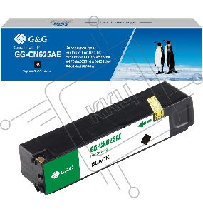 Картридж струйный G&G GG-CN625AE черный (256мл) для HP Officejet Pro X576dw/X476dn/X551dw/X451dw