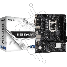Материнская плата ASRock H510M-HDV/M.2 SE, LGA 1200, Intel H470, 2xDDR4, 4xSATA, 1xM.2, 1xPCIe 4.0 x16, 1xPCIe x1, 1xDVI-D, 1xHDMI, 1xVGA, 1x 1Gb LAN, 2xUSB 2.0, 4xUSB 3.2 Gen 1, 3x3.5 мм, 7.1, mATX