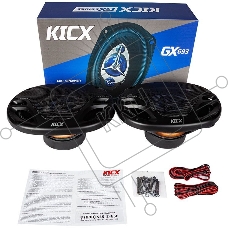 Колонки автомобильные Kicx GX-693 200Вт 92дБ 4Ом 15x23см (6x9дюйм) (ком.:2кол.) коаксиальные трехполосные