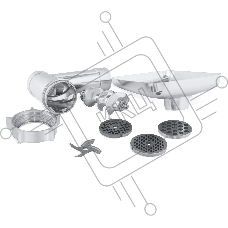 Мясорубка Maunfeld MMG.2000W, белый