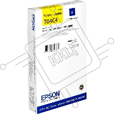 Картридж струйный EPSON T04C желтый для WF-C8190DW/WF-C8690DWF