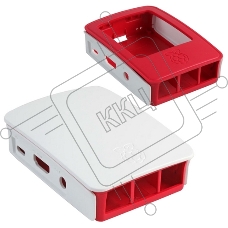 Корпус RA129 red-white для микрокомпьютера Raspberry Pi 3. ACD Red+White ABS Plastic case for Raspberry Pi 3