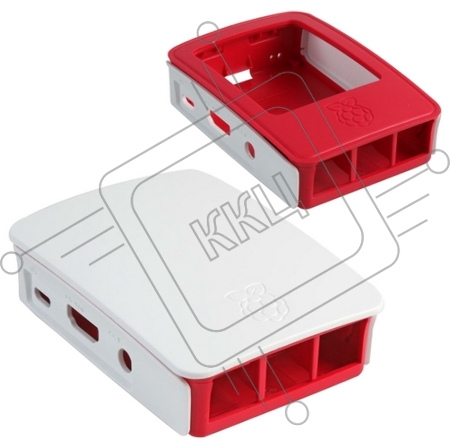 Корпус RA129 red-white для микрокомпьютера Raspberry Pi 3. ACD Red+White ABS Plastic case for Raspberry Pi 3