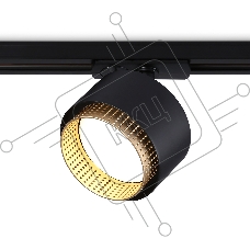 Трековый однофазный светильник Ambrella light GL5381 BK/GD черный/золото GX53 max 12W D95*130