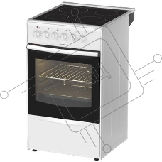 Плита электрическая Darina B 3607 W белый/черный, конфорок 4 шт, духовка 50 л, 50 см x 85 см x 56 см