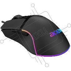 Мышь проводная Acer OMW121 черный, 6400 dpi, USB, кнопки - 6