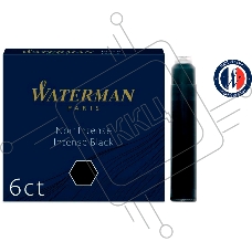 Картридж Waterman International 52011 (CWS0110940) Intense Black чернила для ручек перьевых (6шт)