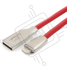 Кабель Cablexpert для Apple CC-G-APUSB01R-1M, AM/Lightning, серия Gold, длина 1м, красный, блистер