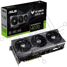 Видеокарта Asus TUF-RTX4070-O12G-GAMING NVIDIA GeForce RTX 4070 12288Mb PCI-E 4.0 192 GDDR6X 2550/21000 HDMIx1 DPx3 HDCP Ret