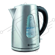 Чайник Vitek VT-7007 ST (нержавеющая сталь, 1,7 л, 2200 Вт)