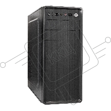 Компьютерный корпус Miditower ExeGate XP-401-400W-12 (ATX, БП XP400 с вент. 12см, 2*USB, аудио, черный)