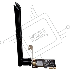Адаптер Wireless AC1200 Dual-band PCI Express Adapter.802.11a/b/g/n and 802.11ac compatible, switchable Dual band 2.4 GHz or 5 GHz; Up to 867 Mbps data transfer rate in 802.11ac mode (5 GHz), up to 300 Mbps data transfer rate in 802.11n mode (2.4 GHz); PC