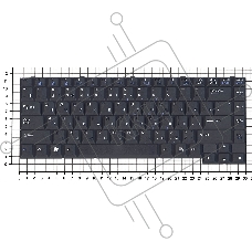 Клавиатура для ноутбука LG LE50 LM60 LM70 LS55 LS70 V1 черная
