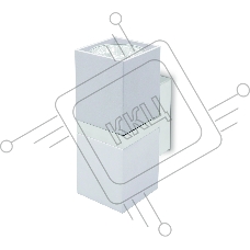 Настенный светильник FW245/2 WH/CH белый/хром GU10*2 max 12W 155*61*80