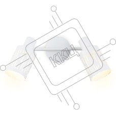 Светильник Ambrella light TR8664/2 WH белый E14/2 max 60W 360*100*190