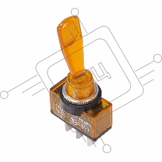 Тумблер 12V 20А (3c) ON-OFF однополюсный  с желтой подсветкой  REXANT