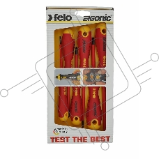 Набор отверток FELO 41396198 набор диэлектрических отверток ergonic 6шт