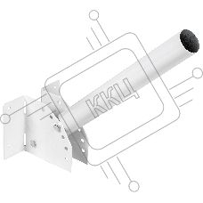 Кронштейн IEK КР-4М D=48 L=500 монтаж. лента рег. угол белый