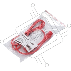 Кабель питания Cablexpert Россия PC-186-VDE-R-1.8M, Schuko-C13, 3x0.75мм2, 10A, с заземлением, медь, 1.8м, красный, пакет