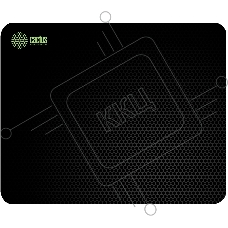 Коврик для мыши Cactus Black Mesh 250x200x3мм (CS-MPC-D02S)
