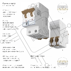 Автоматический выключатель Werkel 2P 32 A C 6 кА W902P326