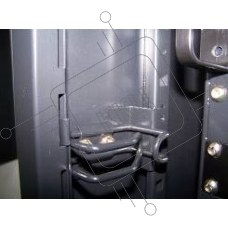 Органайзер TWT (TWT-CBB-RGV-L) металлическое кольцо вертикальное. для шкафов Business. левое